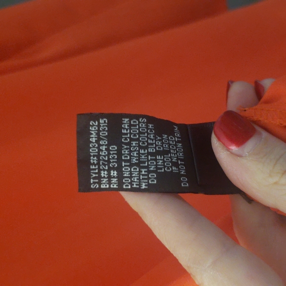 Orange By&By sleeveless top in Medium - Picture 4 of 4